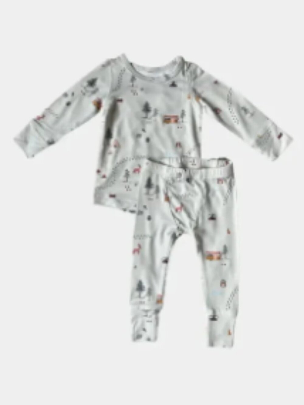 Baby Sprouts - Camp Print 2PC Lounge Set